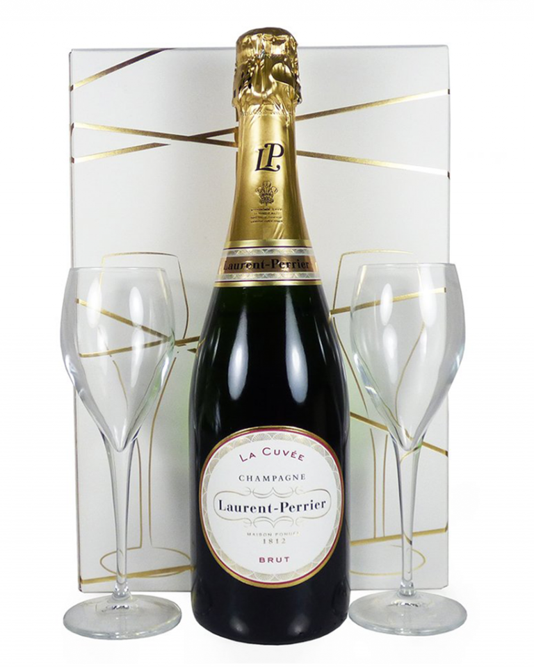 Laurent-Perrier La Cuvee Flute Presentation Box Champagne