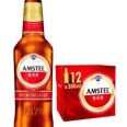 Amstel Lager Beer Bottle Multipack, 12 x 300 ml