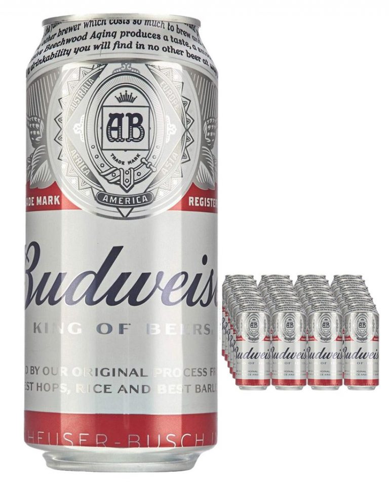 Budweiser Premium Lager Beer Can Multipack, 24 x 440ml