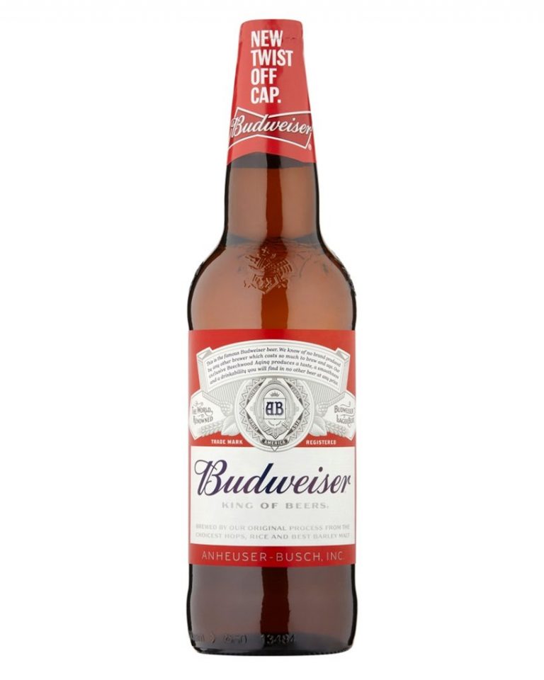 Budweiser Premium Lager Bottle, 1 x 660 ml
