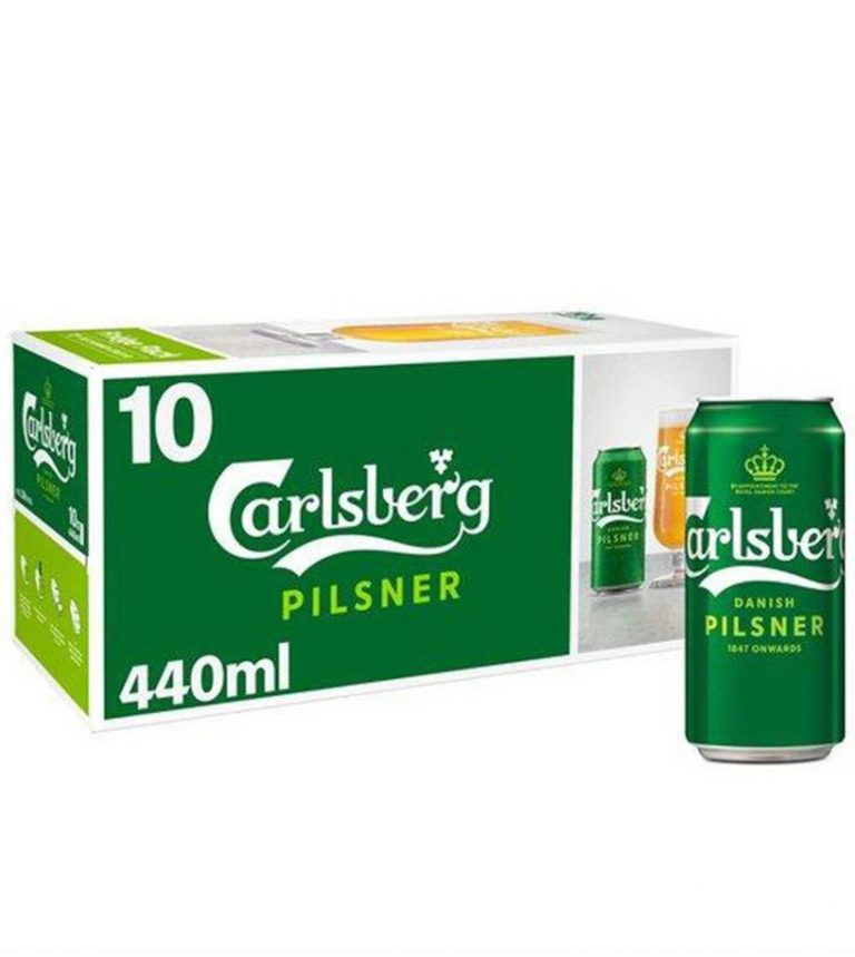 Carlsberg Danish Pilsner Can Multipack, 10 x 440