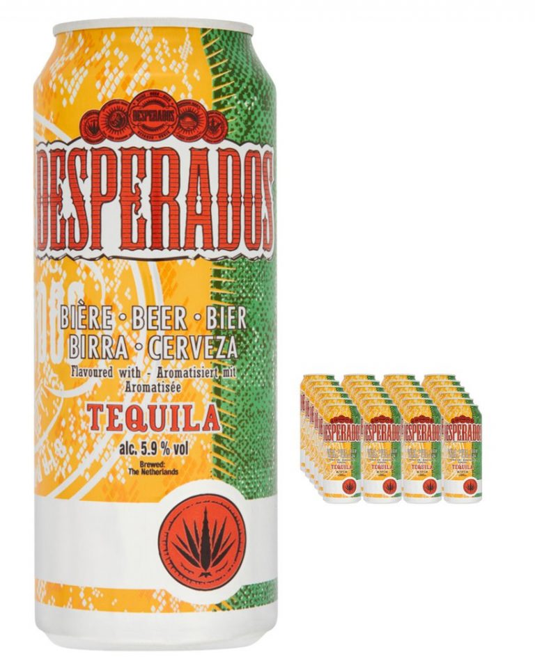 Desperados Premium Tequila Lager Cans Multipack, 24 x 500 ml