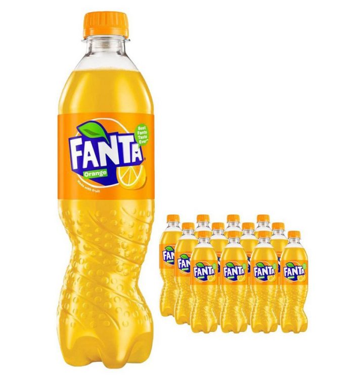 Fanta Orange Plastic Bottle