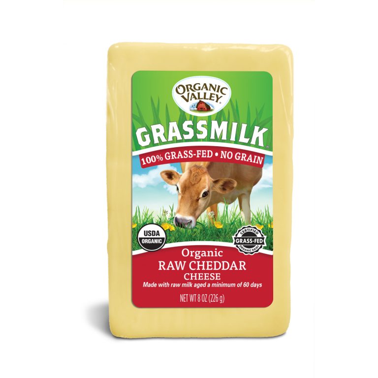 Organic Valley Grassmilk Raw Cheddar