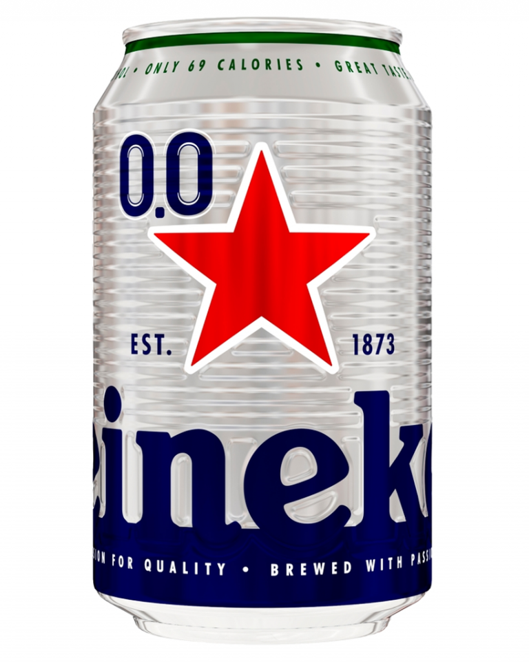 Heineken 0.0% Alcohol Free Beer Can, 330 ml