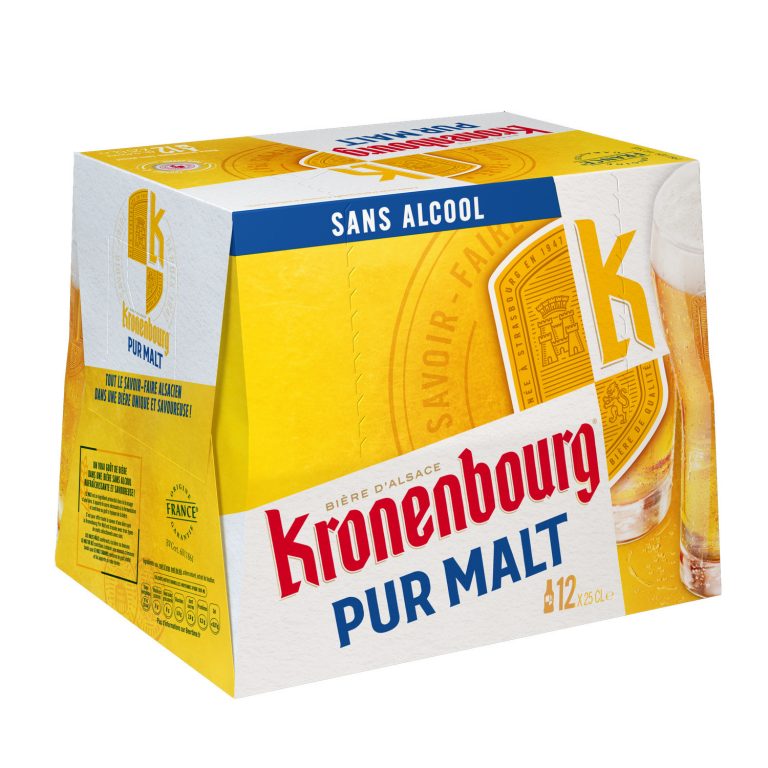KRONENBOURG pure malt alcohol-free blonde beer6