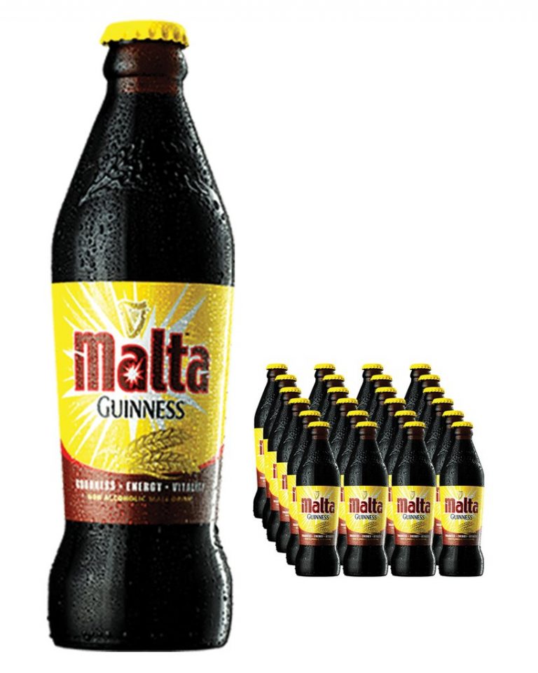 Malta Guinness Non Alcoholic Stout Beer Bottle Multipack, 24 x 330 ml