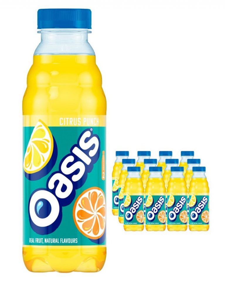Oasis Citrus Punch Plastic Bottle Multipack, 12 x 500 ml