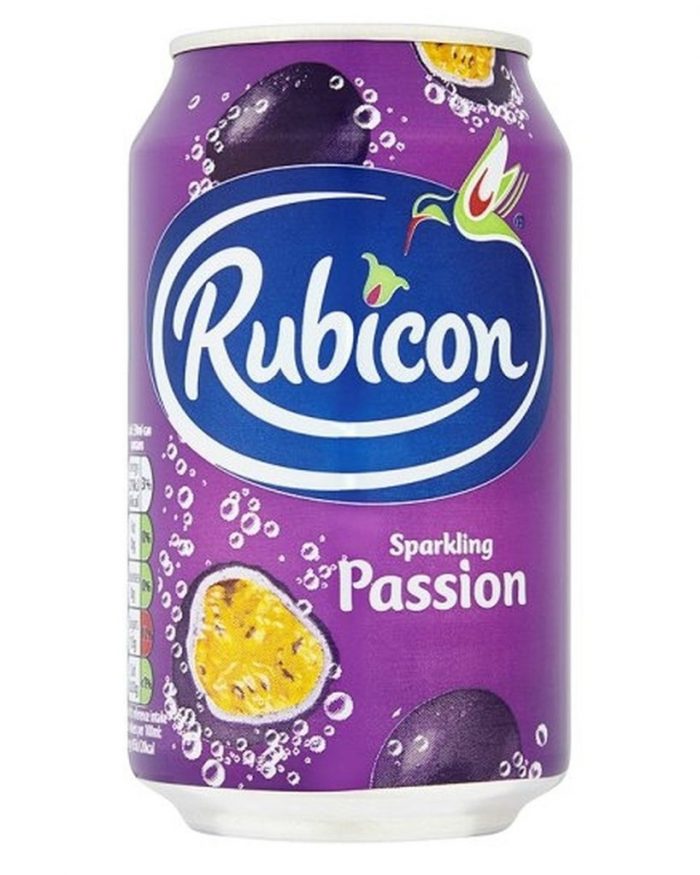 Rubicon Sparkling Passion Fruit Juice Drink Multipack, 24 x 330 ml
