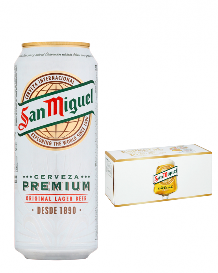 San Miguel Premium Lager can