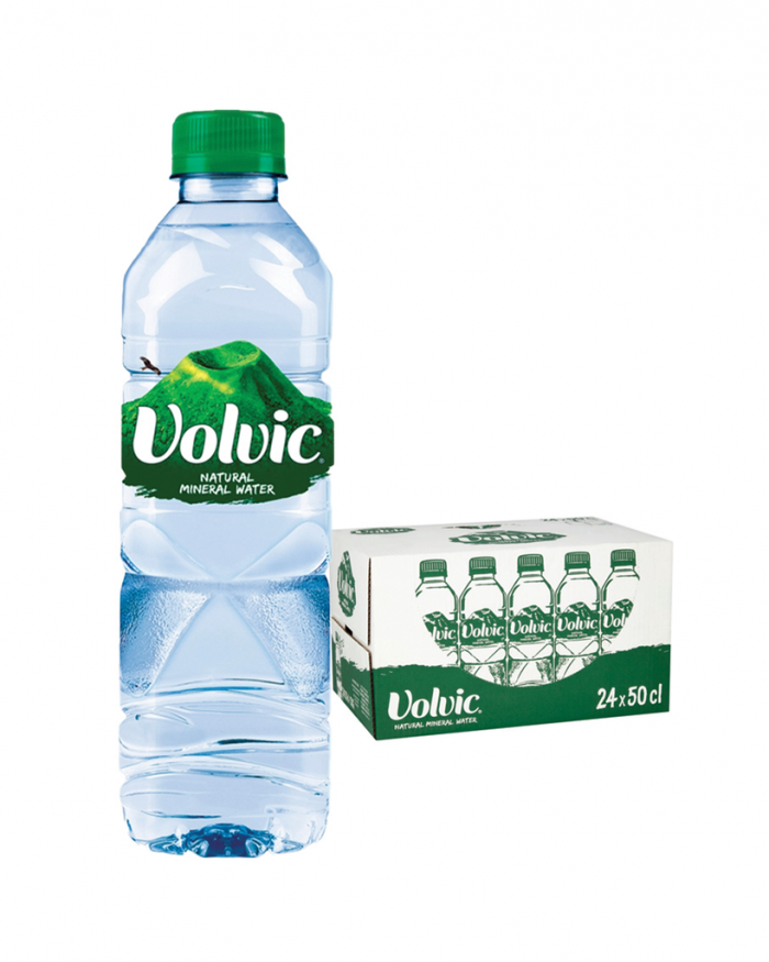 Volvic Still Mineral Water Plastic Bottle Multipack, 24 x 500 ml